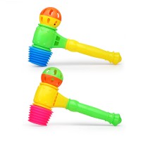 Молоток - стучалка "Туки" с погремушкой 35 см., в сетке