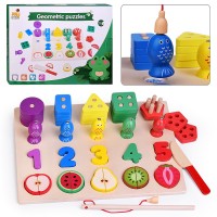 Игра развивающая "Веселая рыбалка- Кубики, цыфирки,фруктики"