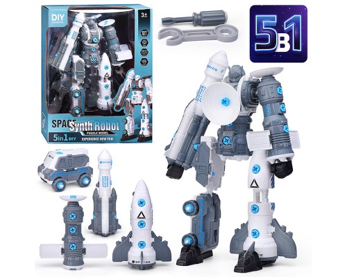 Набор космос 5в1 "Косморобот" в коробке