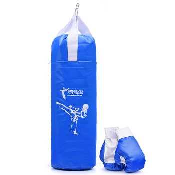 Набор детский игровой "Я-Чемпион" 8кг синий (перчатки, груша)