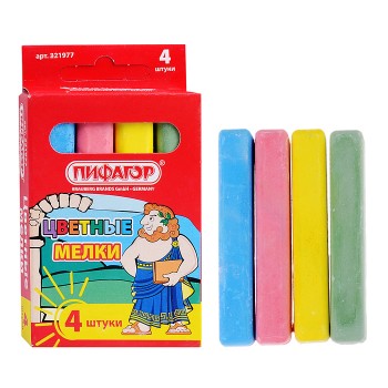 Набор мелков (4 цвета)