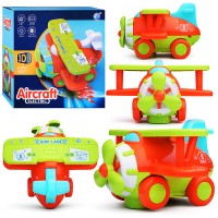 Самолет "Яркий самолетик-2" свет, звук, в коробке