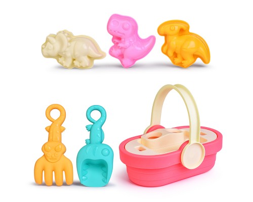 Набор для игры в песке "Сказочный пляж" в сетке