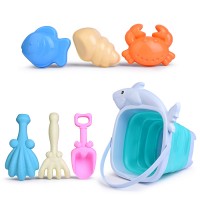 Набор для игры в песке "Морской" в сетке