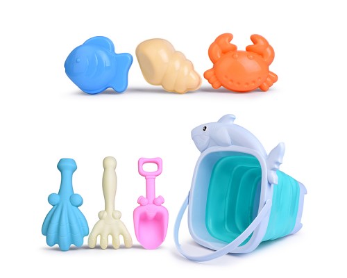 Набор для игры в песке "Морской" в сетке