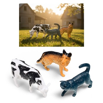 Набор животных "Ферма" в пакете