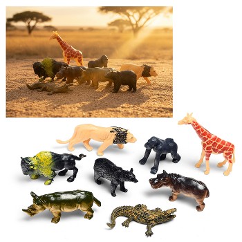 Набор животных "Природа в миниатюре" в пакете