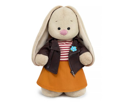 Зайка Ми в косухе из эко-замши (большой)