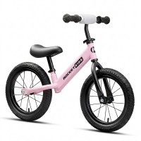 Беговел 14" Rocket R0045NEW-PK, колеса надувные, цвет розовый