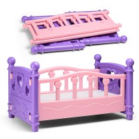 Кровать для кукол (37*21*21 см) пластмассовая