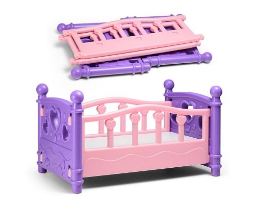 Кровать для кукол (37*21*21 см) пластмассовая