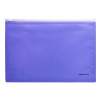 Папка-конверт на молнии А4, 180мкм "Сиреневый"