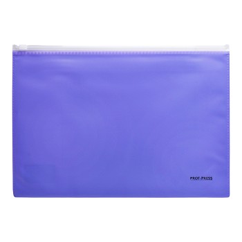 Папка-конверт на молнии А4, 180мкм "Сиреневый"