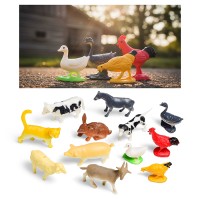 Набор животных "Веселая ферма" (в ассортименте) в пакете