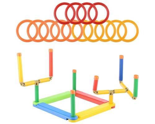 Кольцеброс 3D профи ( 7 разновысотных стоек, 14 колец)