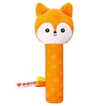 Игрушка пищалка "Лисичка Апельсинка"