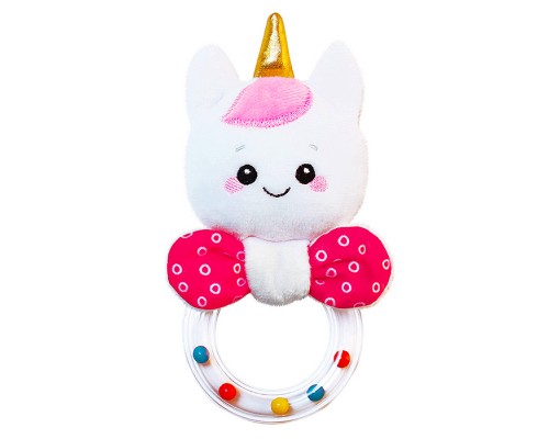 Игрушка погремушка колечко "Единорог Лайк"