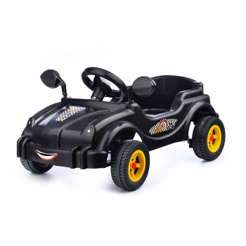 Машина-каталка педальная Cool Riders, с клаксоном, черн.