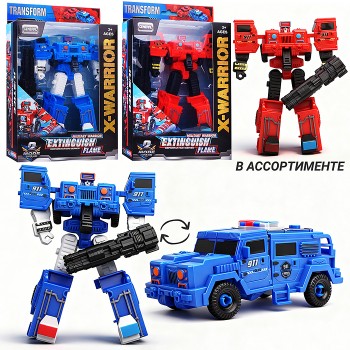 Робот трансформирующийся в автомобиль, в коробке