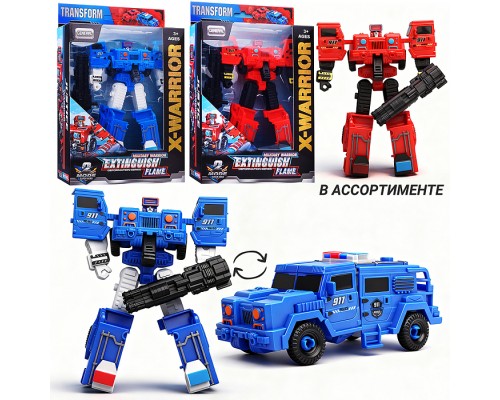 Робот трансформирующийся в автомобиль, в коробке