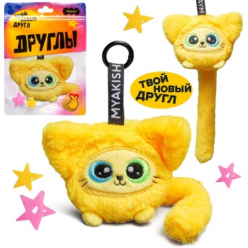 Игрушка мягконабивная "Котик Джингл"