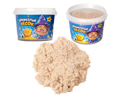 Кинетический песок "Волшебный песок" 2400 гр., ведерко, песочный