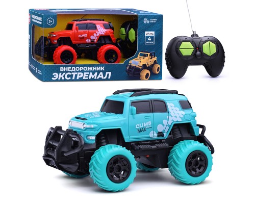 Машина "Внедорожник Экстремал" р/у, 27 MHz, в коробке