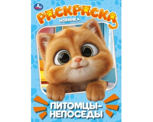 Раскраска "Питомцы-непоседы"