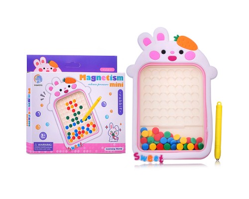 Мозаика "Зайка рисовай-ка" (магнитная) в коробке