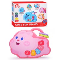 Пианино "Зайчик" (на батарейках) в коробке