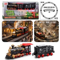 Железная дорога "Поезд и пути-3" (свет, распылитель) в коробке