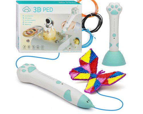 Набор для рисования с 3Д ручкой "Лапка" в коробке