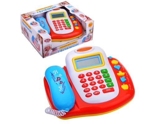 Телефон на батарейках, в коробке