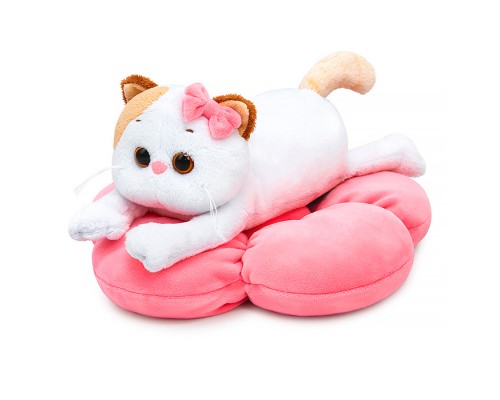 Кошечка Ли-Ли на подушке-цветке (лежачая)