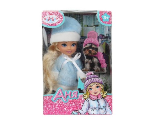 Кукла Аня 12 см, в коробке