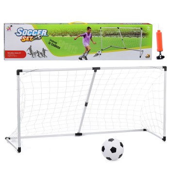 Ворота футбольные WT6614 (66*86*158) с мячом, в коробке