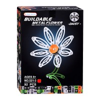 Конструктор "Ромашка" (92 дет.) металл, в коробке