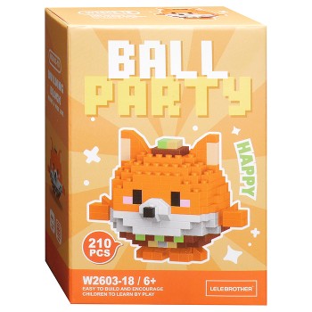 Конструктор "Лис" (210 дет.) в коробке