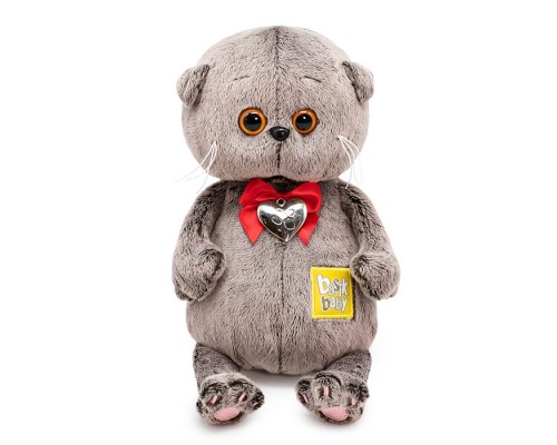 Кот Басик BABY с сердцем-подвеской