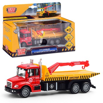 Машина "Автоманипулятор" 15,5см, свет+звук