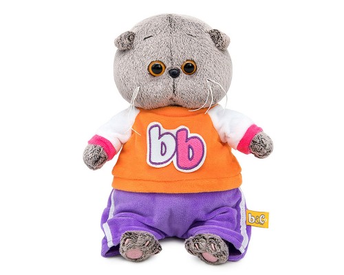 Кот Басик BABY в костюмчике в стиле спорт-шик