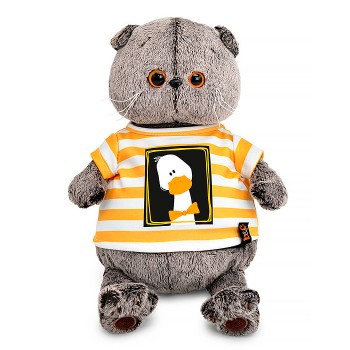 Кот Басик в футболке "Гусик"