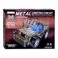 Конструктор "Металлическая машина" (283 дет.) металл, в коробке