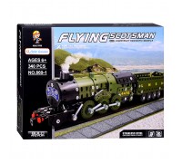 Конструктор "Железный поезд" (340 дет.) металл, в коробке