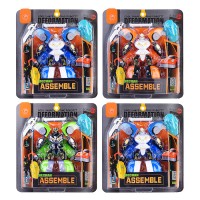 Робот робот трансформирующийся в машину (3 цвета) в коробке