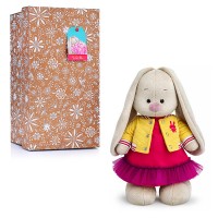 Зайка Ми в бомбере и платье с оборкой (малый)