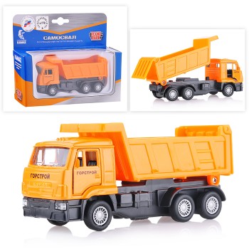 Машина Камаз Самосвал 12см. (открыв. двери) в коробке