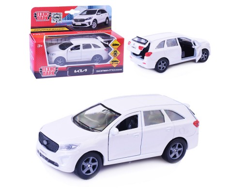 Машина металл KIA Sorento Prime, 12 см, (двери, багаж., белый) инерц., коробке