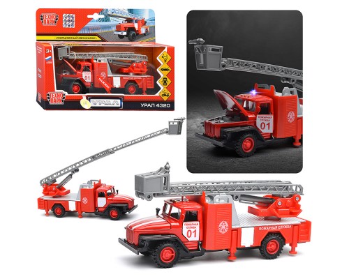 Машина Урал Пожарка (свет+звук)