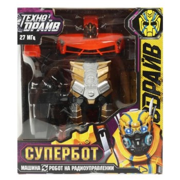 Робот на р/у трансформирующийся в машину